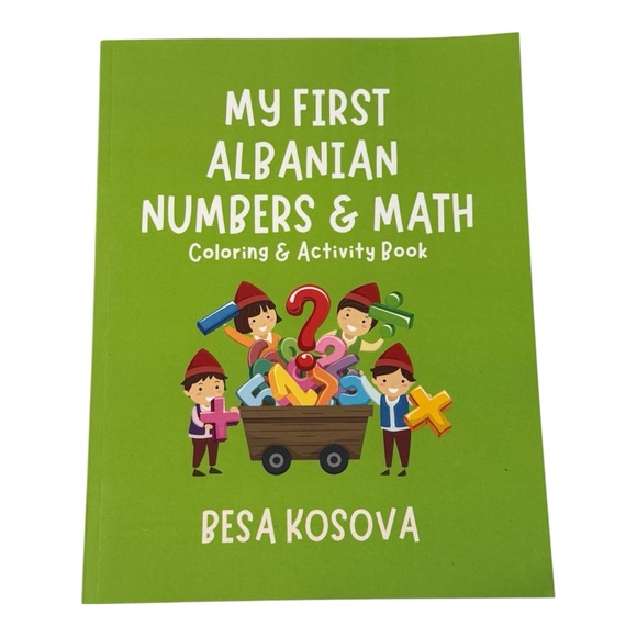 Albanian Numbers & Math Coloring & Activity Book - Picture 15 of 16
